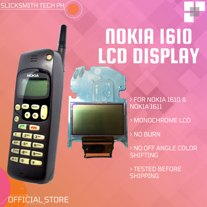 Nokia 1610 LCD Replacement | Original Nokia Parts